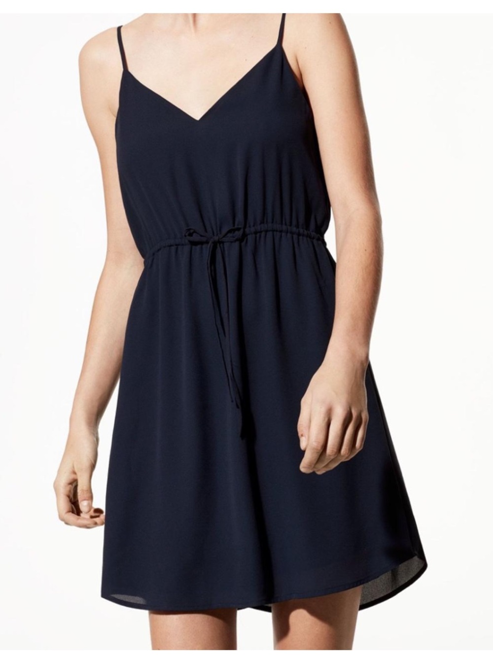 Babaton tie waist dress